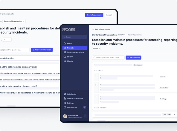Create a Security Assurance Scheme and Test Plan